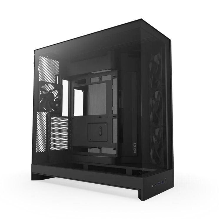 NZXT case H9 Flow, ATX, Large Dual Chamber Mid Tower, black CM-H92FB-01