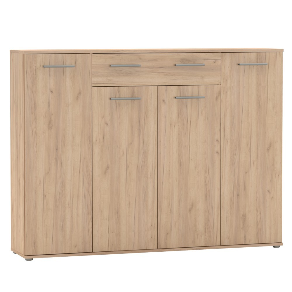 KONDELA Alexis botník (skrinka na topánky) dub artisan