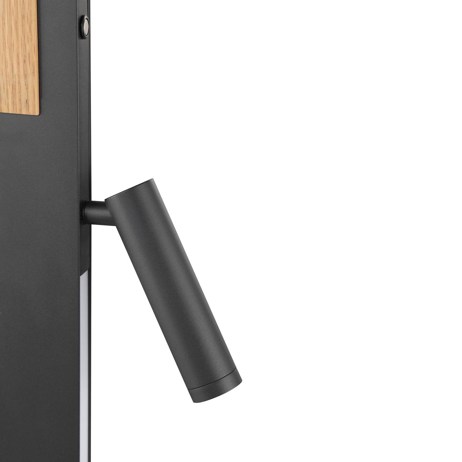 LED stojacia lampa Streamline, výška 145 cm, čierna, lampa na citanie