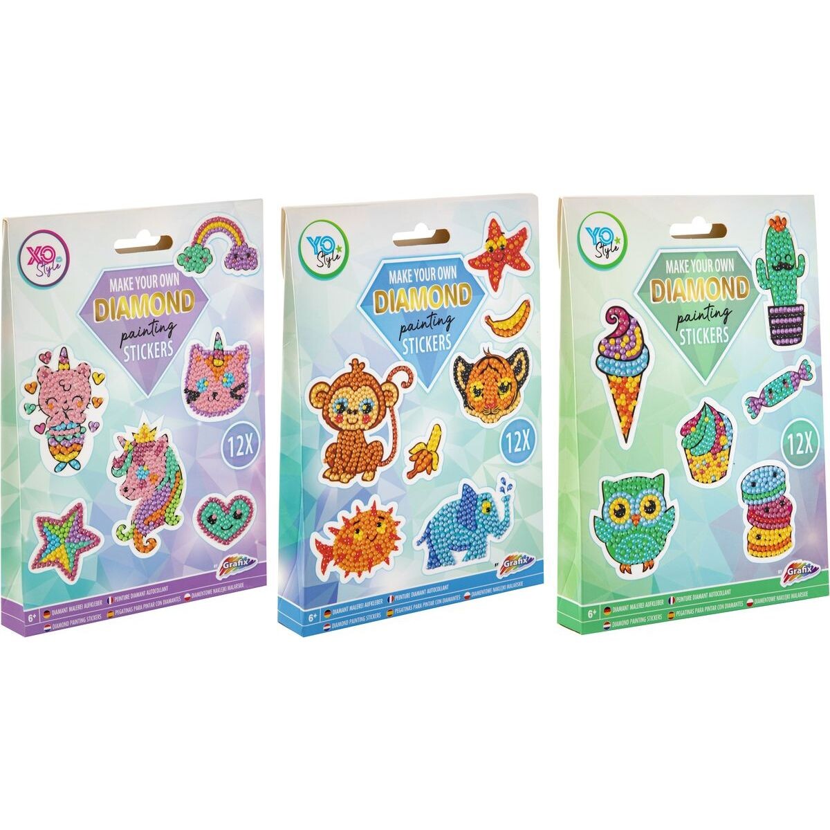 Diamantové maľovanie nálepky