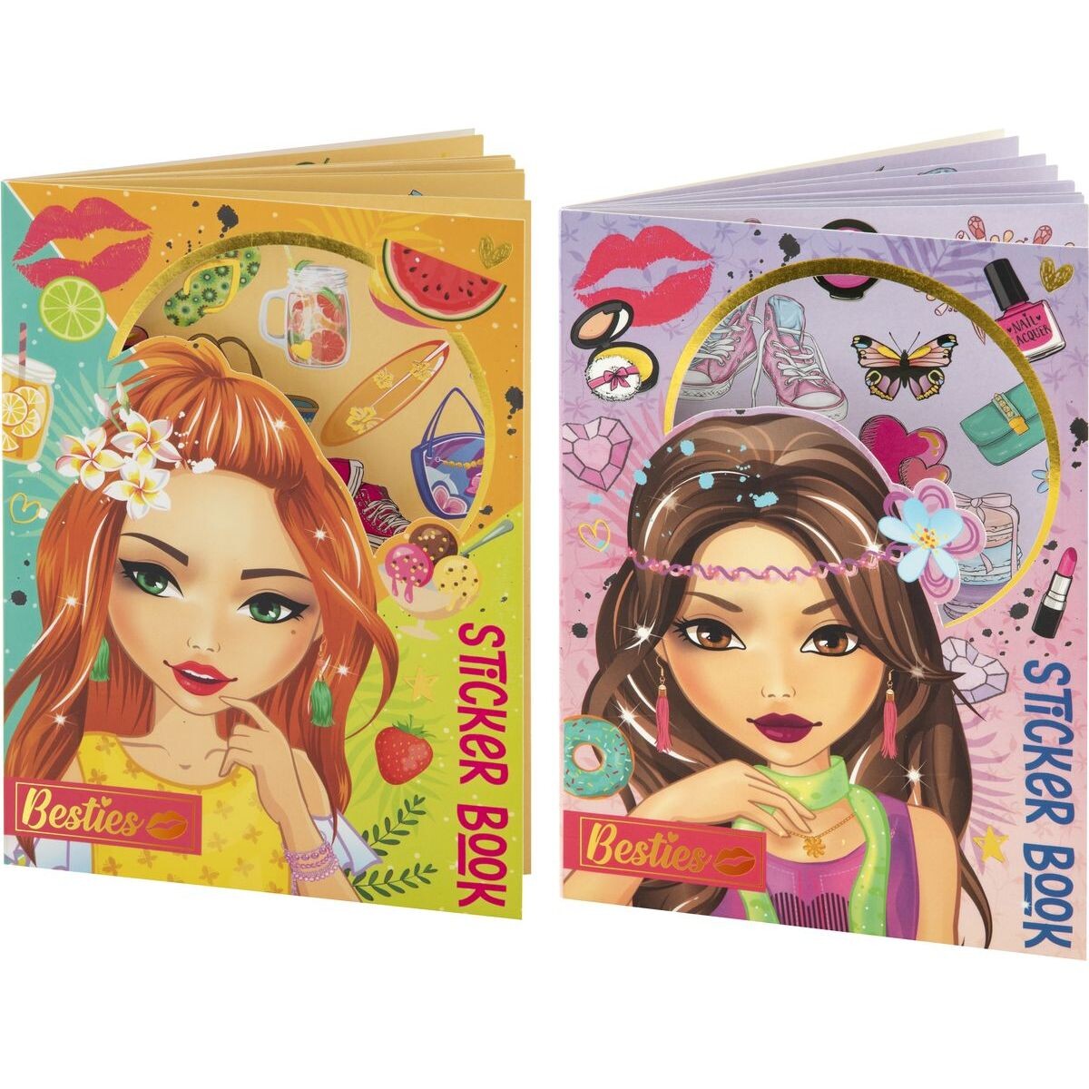 Kniha s nálepkami Obleč si svoju bábiku A5