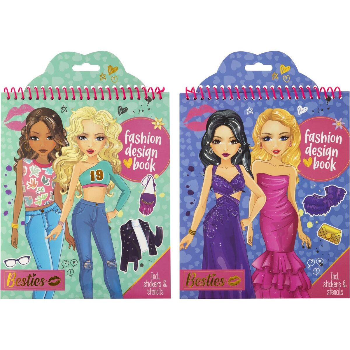 Návrhárska módna kniha Besties