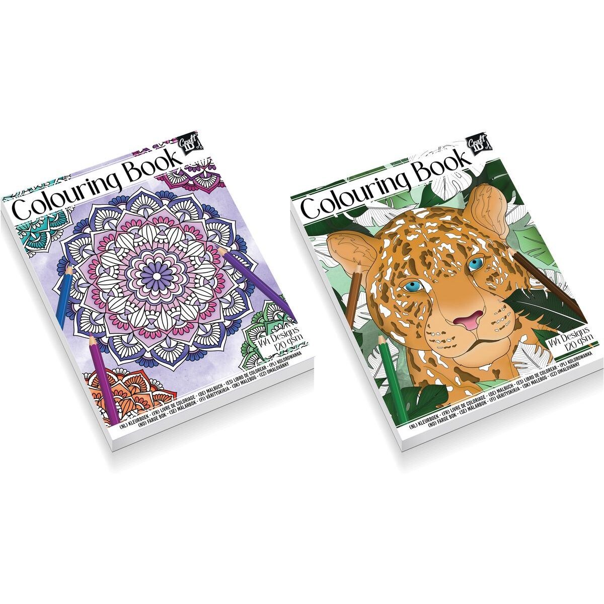 Veľká kniha omaľovánok mandala mix obrázkov