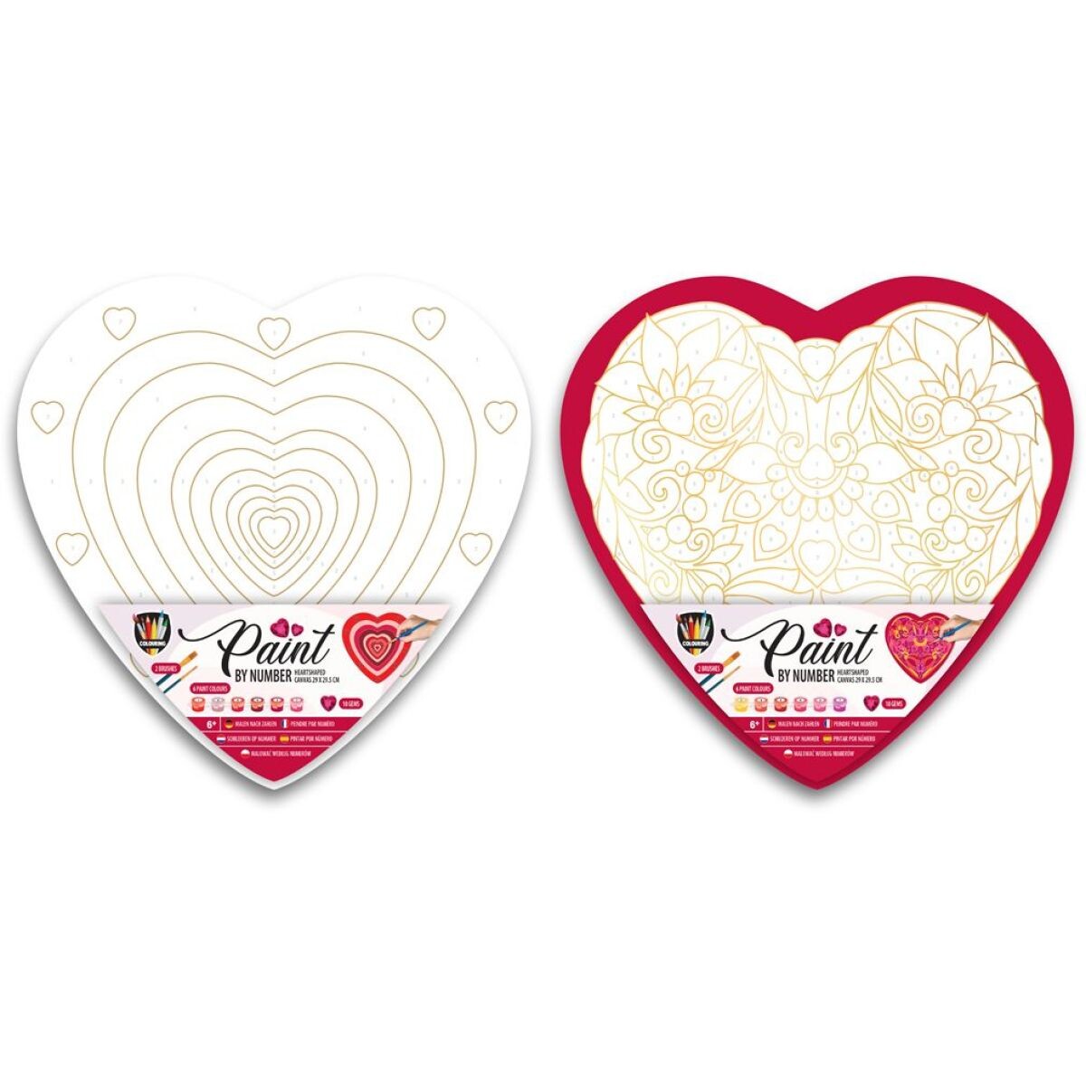 Maľovanie podľa čísel Srdce