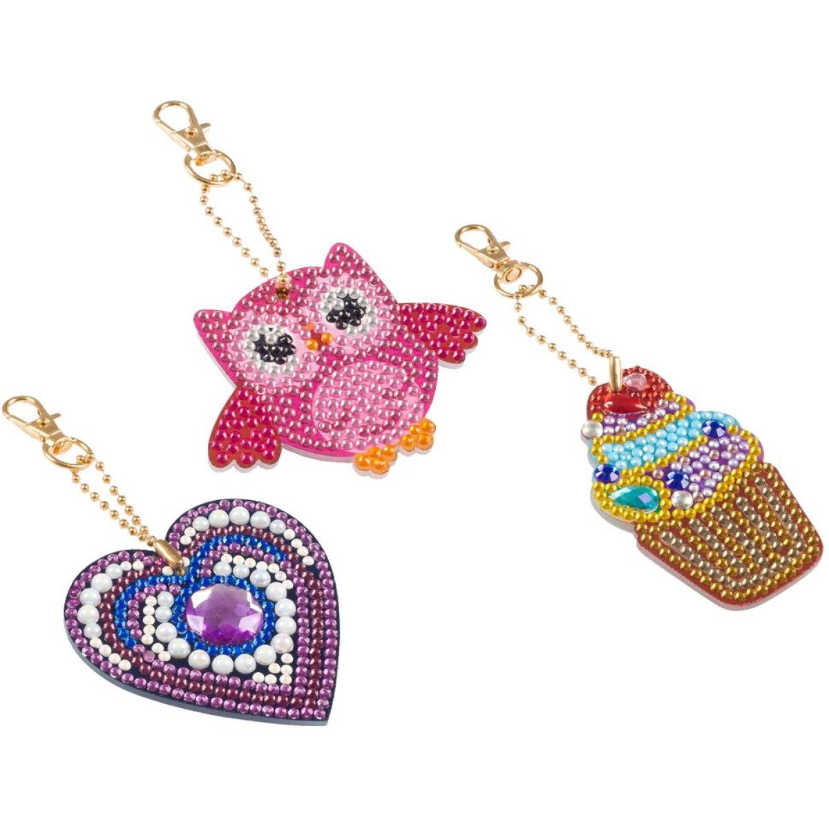 Vyrob si svoju kľúčenku pomocou kamienkov Diamond