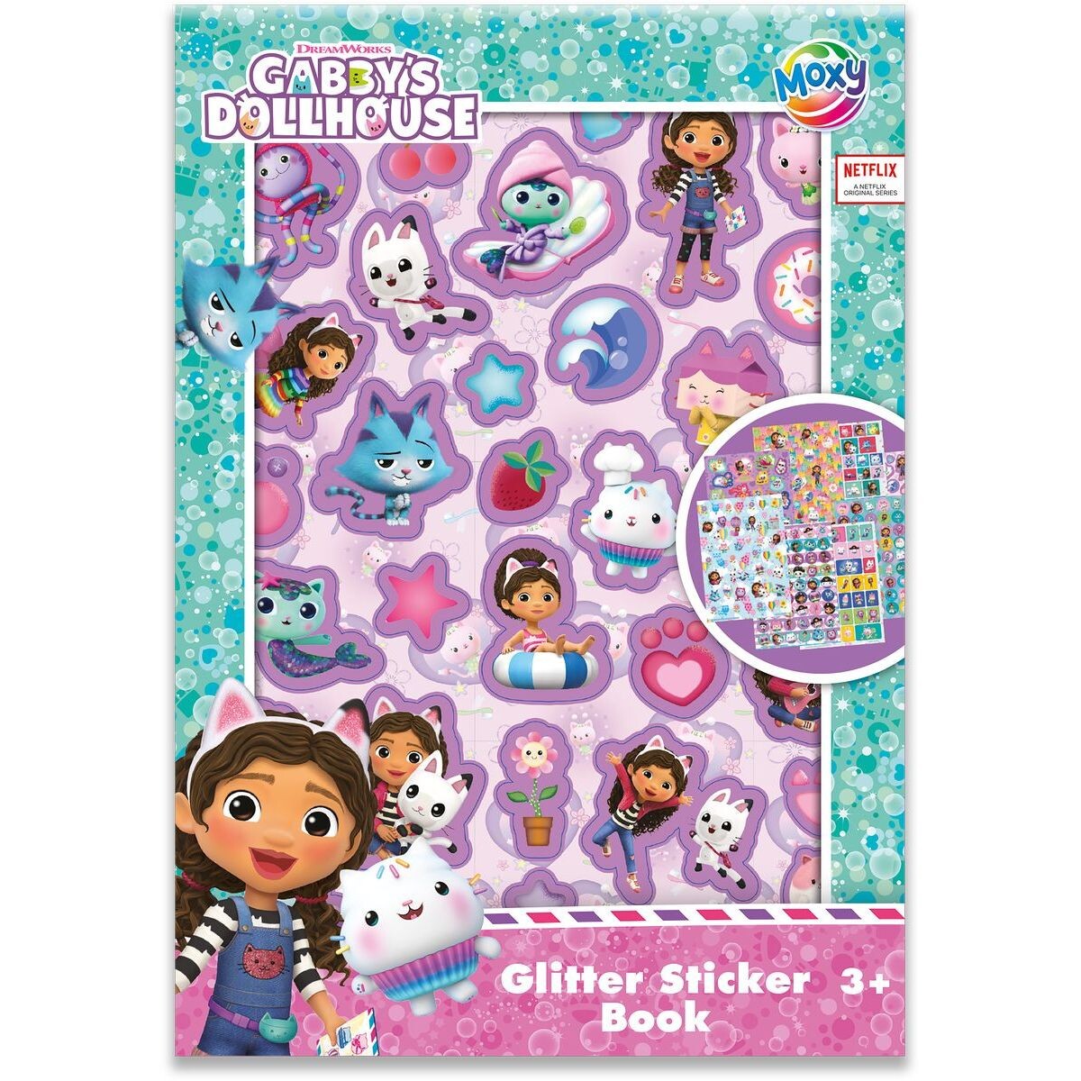 Trblietavé nálepky Gabikin čarovný domček A5 8 hárkov