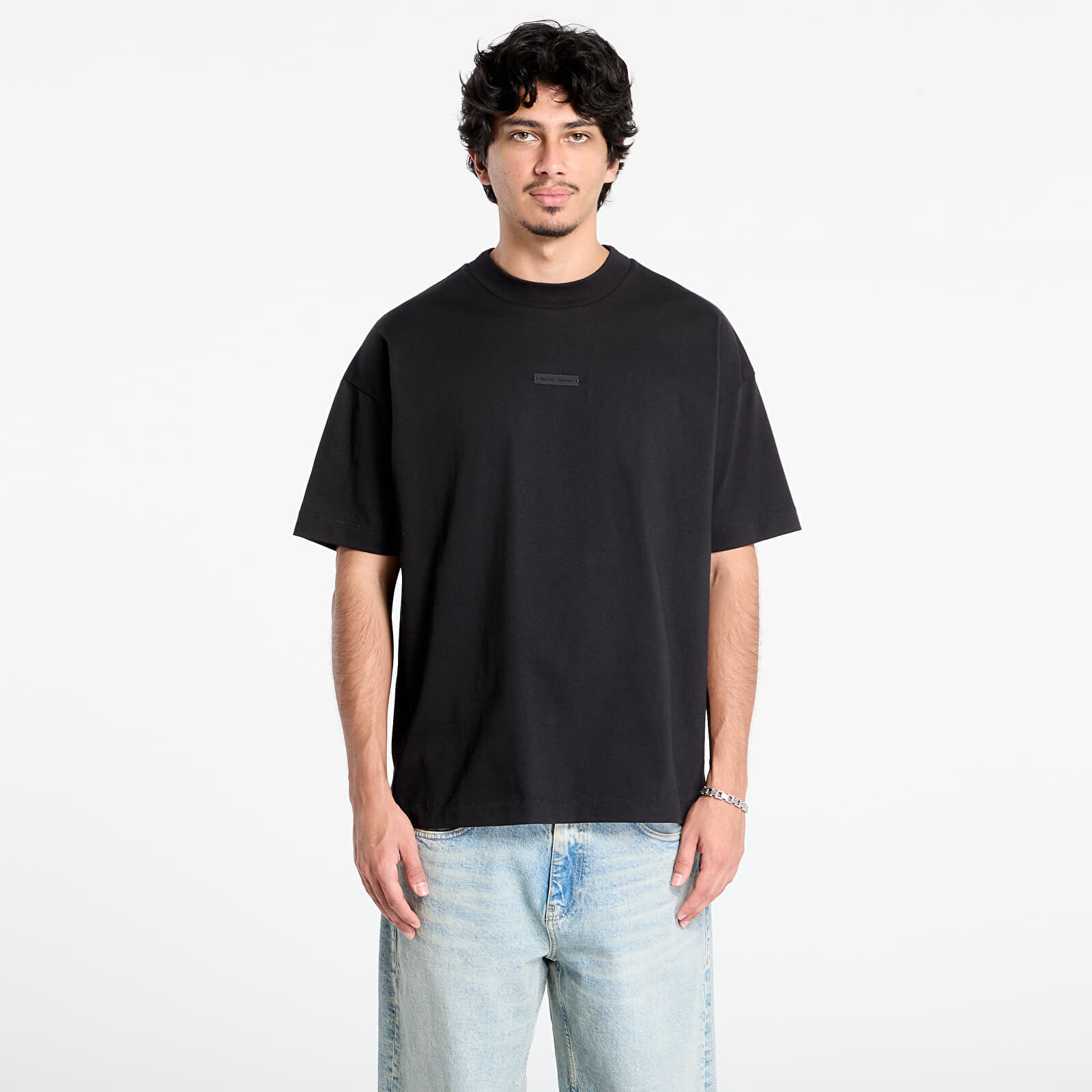 Tričko Fear of God Essentials Classic Short Sleeve Tee Jet Black L