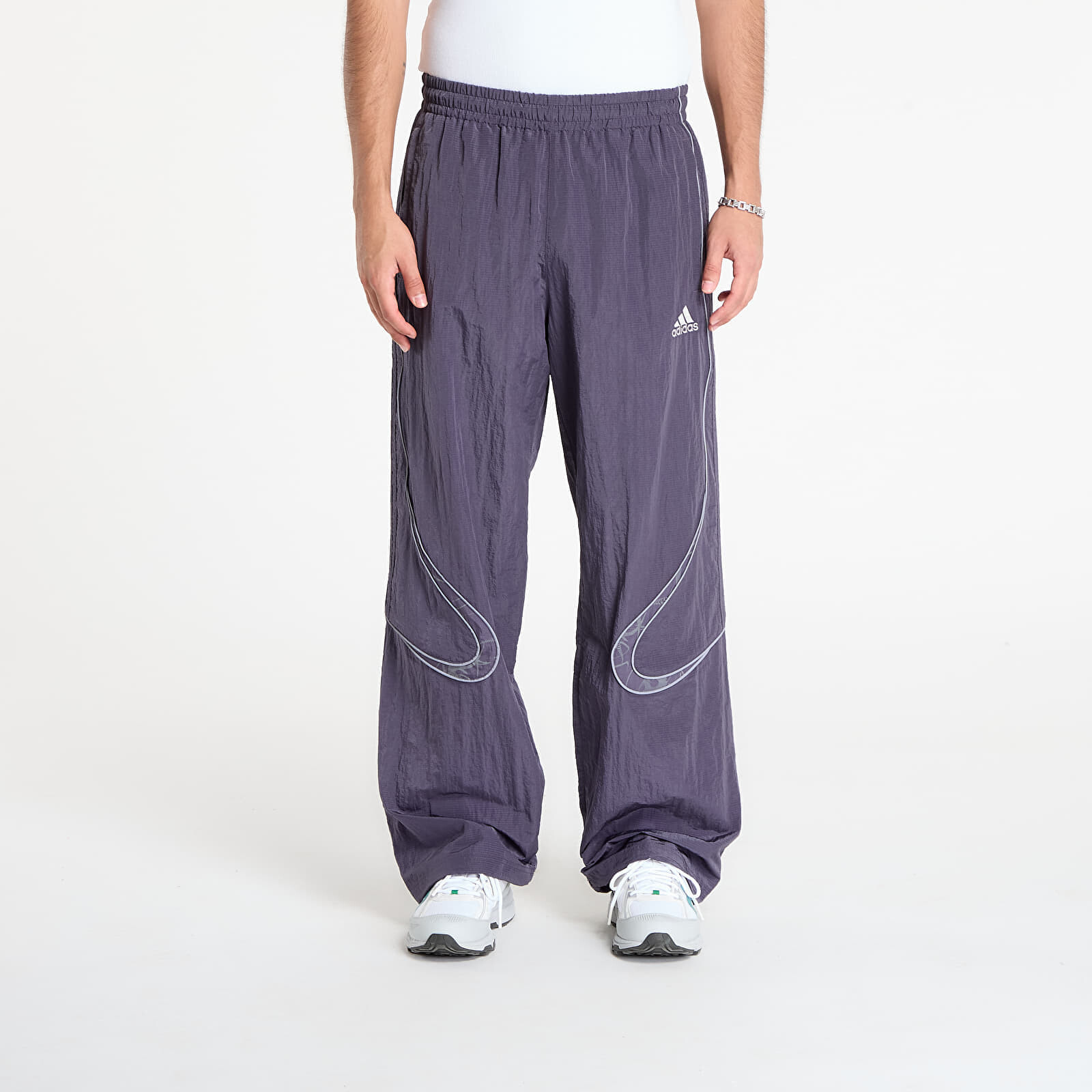 Kalhoty adidas Adilenium Season 4 Teamgeist Track Tracksuit Bottoms Trace Purple L