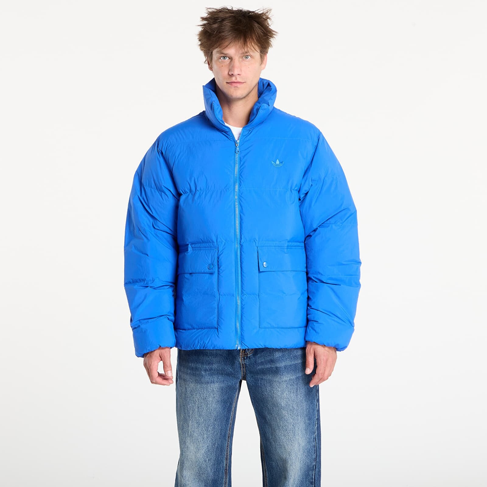 Bunda adidas Originals Synthetic Down Puffer Blue L