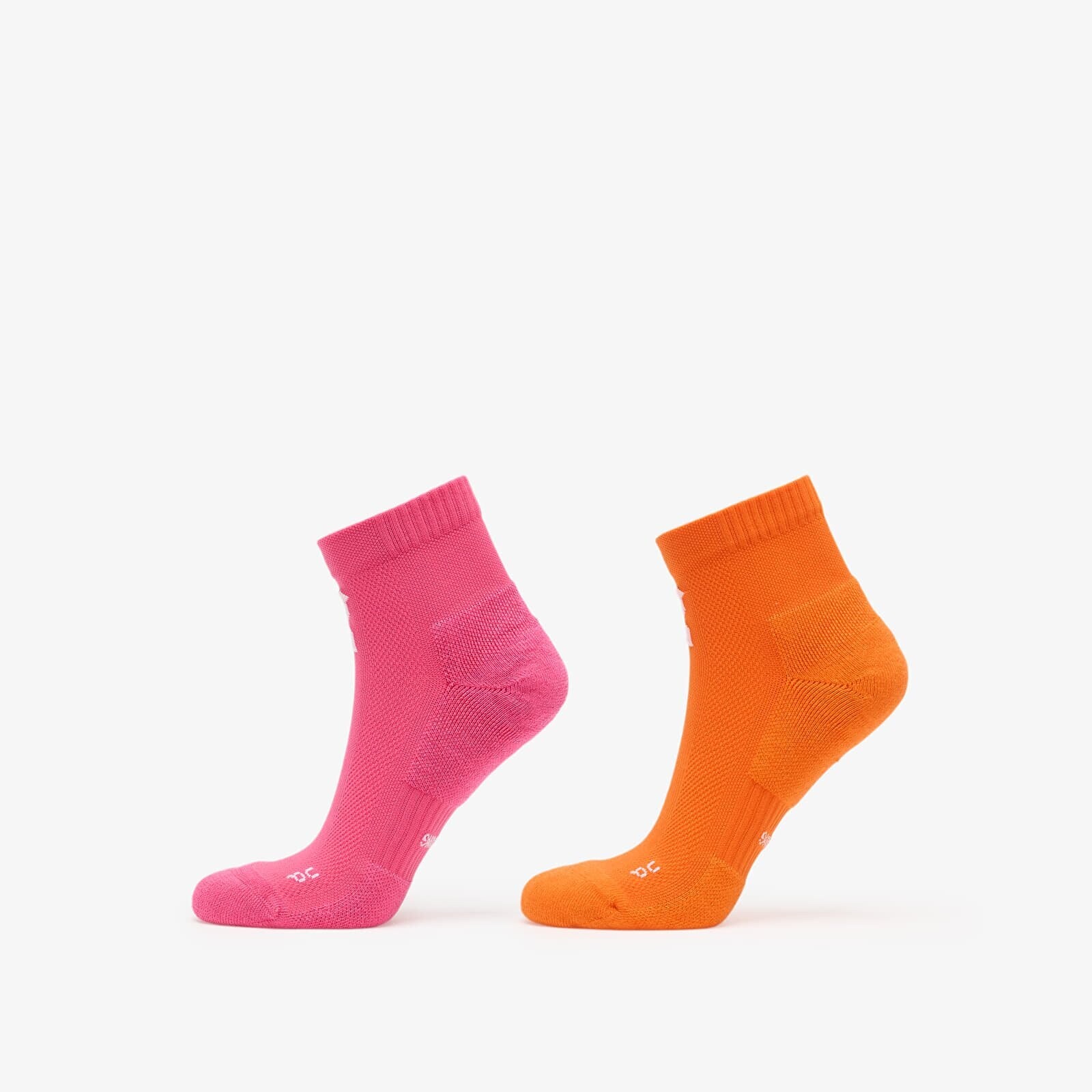 On Core Run Sock Mid 2-Pack Flame/ Pink L