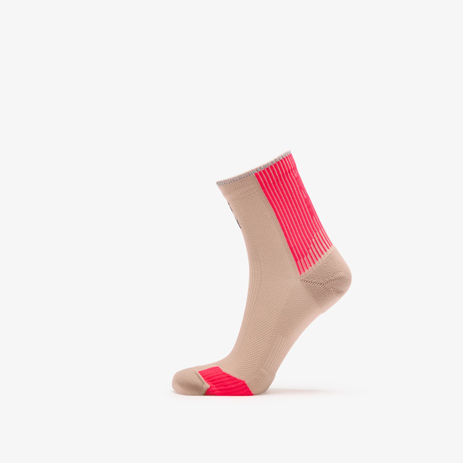 On Performance Run Sock Mid Desert/ Pink L