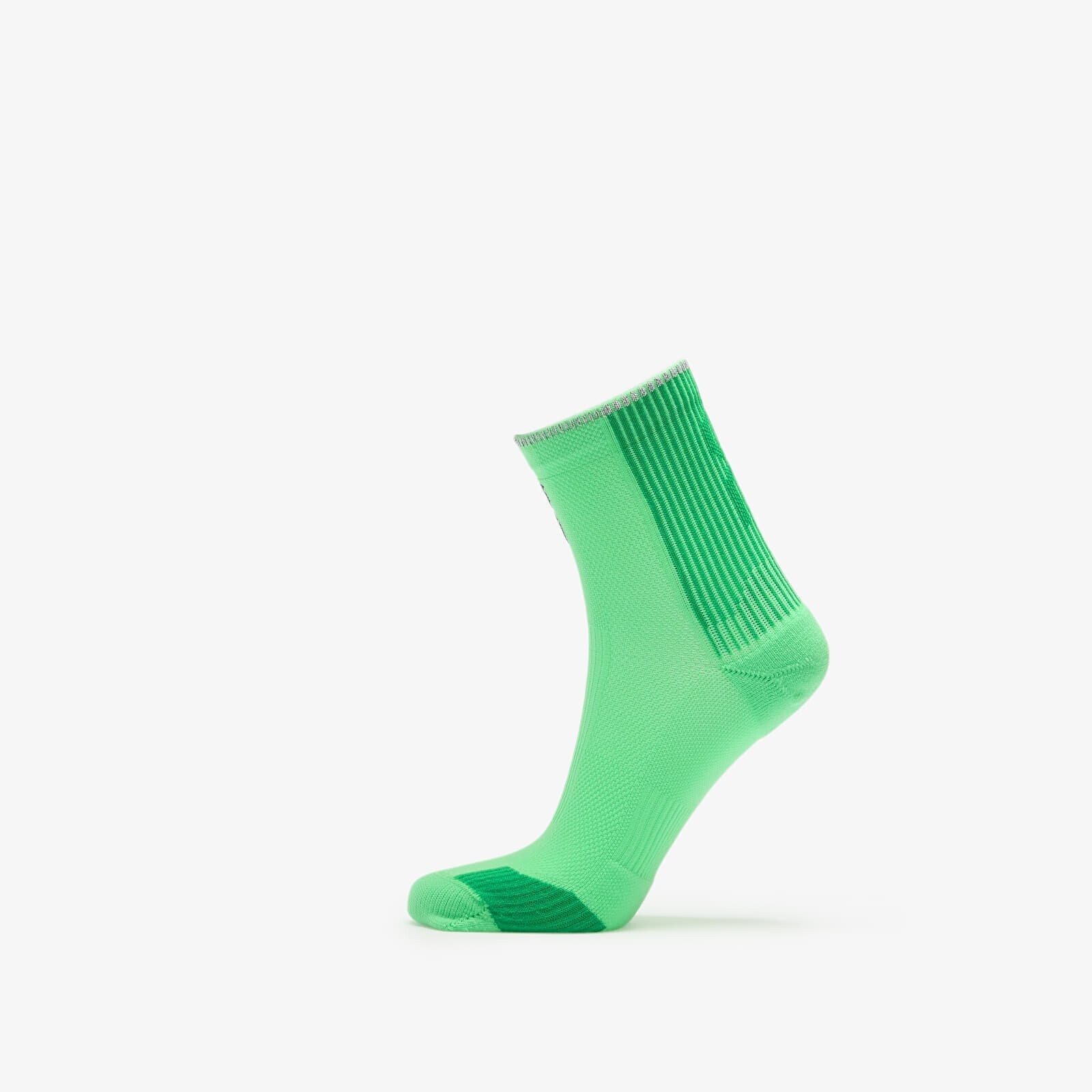 On Performance Run Sock Mid Honeydew/ Parsley L