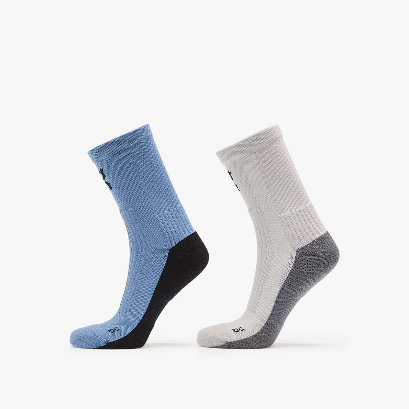 On Trail Sock High 2-Pack Glacier/ Dust L