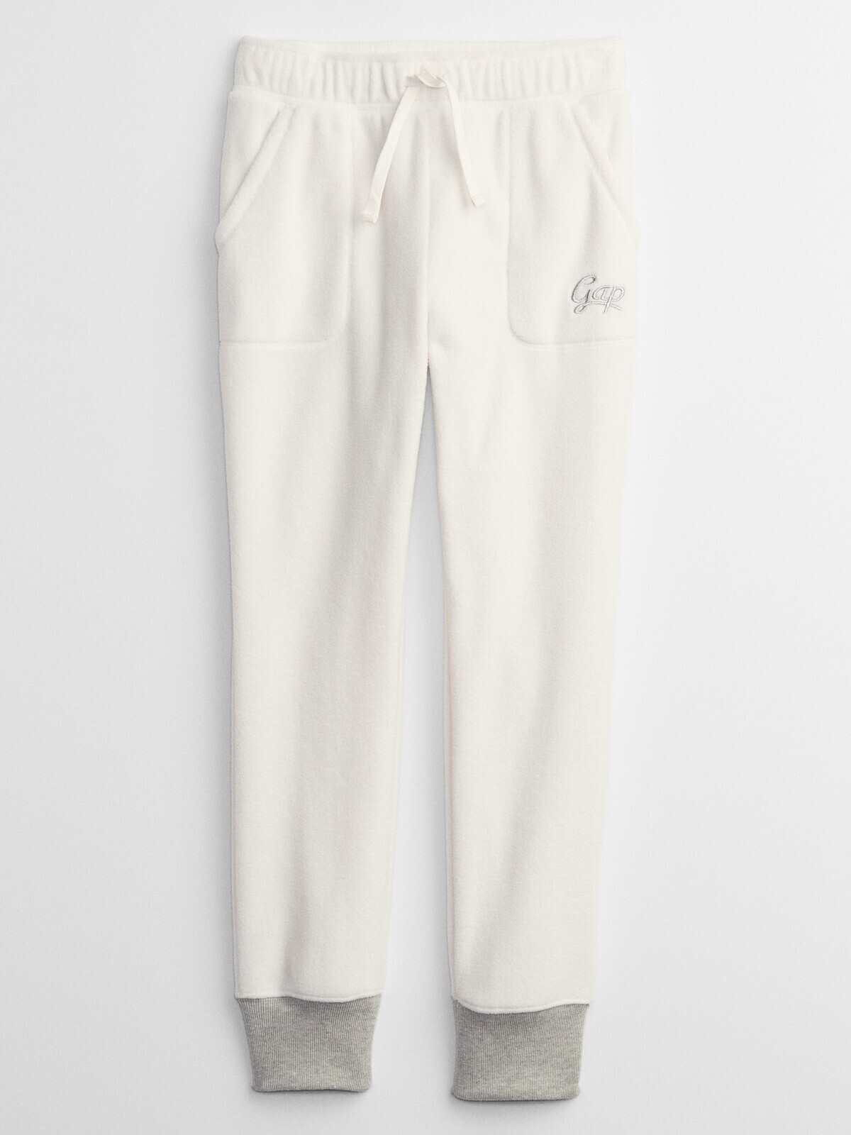 Biele dievčenské tepláky great GAP