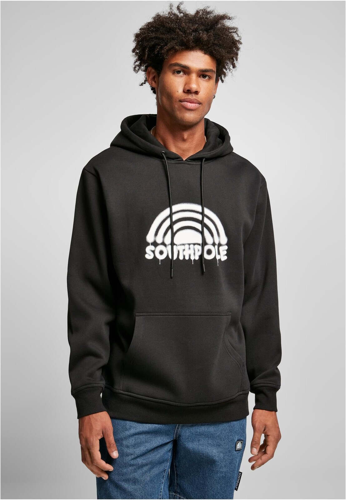 Men's sweatshirt Southpole Spray Logo - black