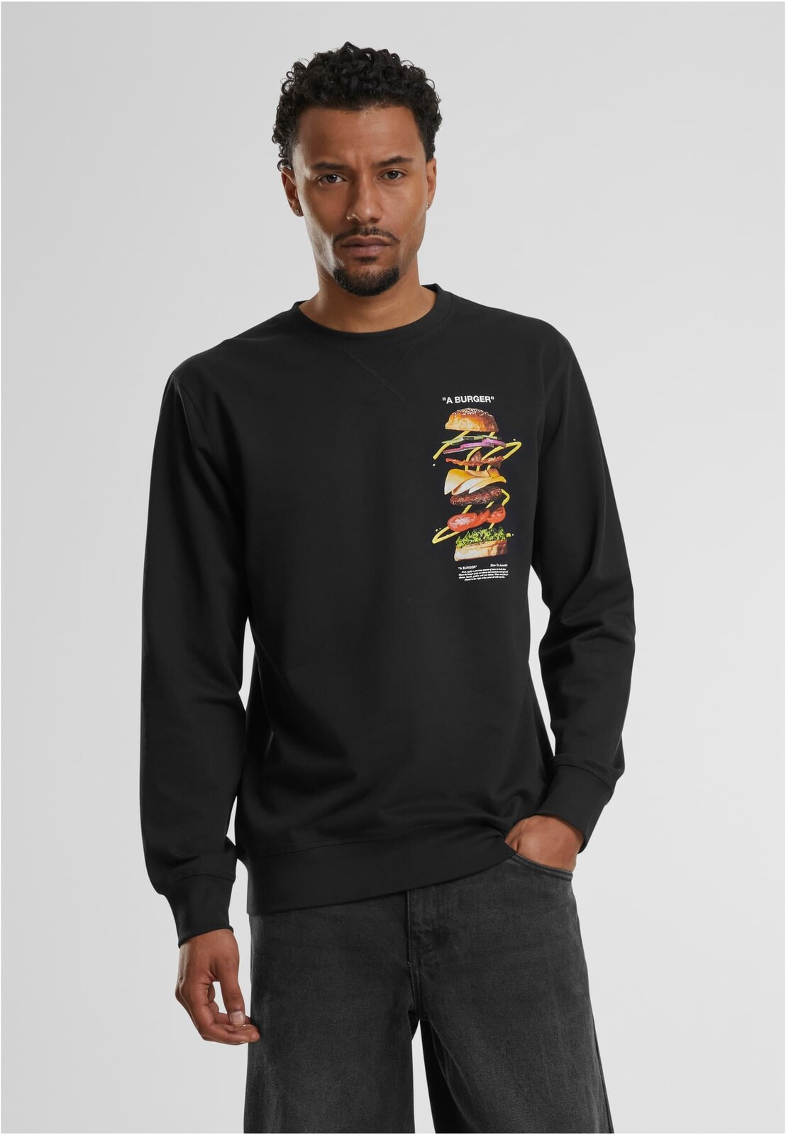 Burger Crewneck black