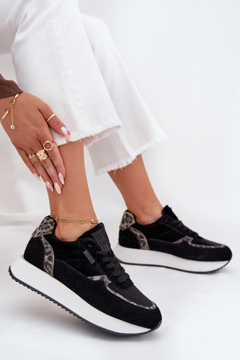 BIG STAR SHOES Dámske Zamszové Sneakersy Big Star