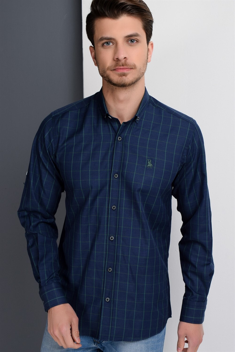 G658 DEWBERRY MEN's SHIRT-NICKNAME-GREEN