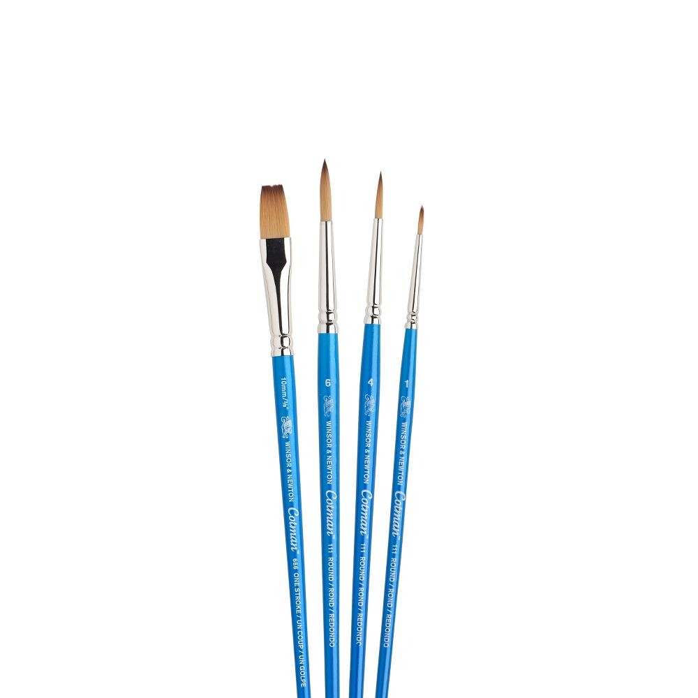 WINSOR & NEWTON Sada 4 štetcov na akvarelové farby Winsor & Newton