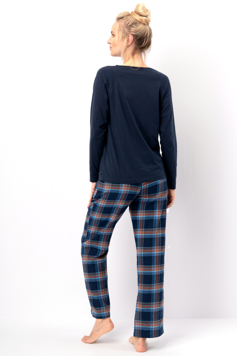 DÁMSKE PYŽAMO LNS 432 B25 tmavě modrá XL