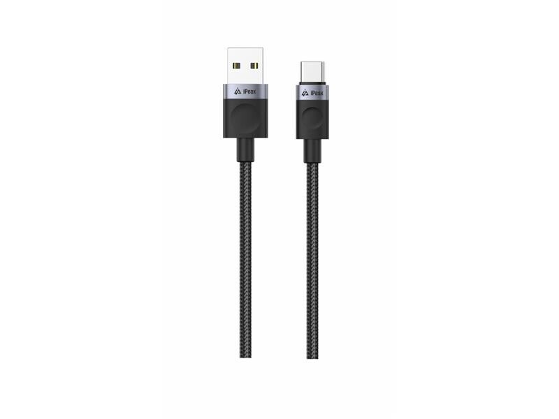 Kábel iPEAX 90010108 USB/USB-C 1,5m Black