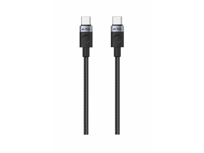Kábel iPEAX 90010105 USB-C/USB-C 1,5m Black