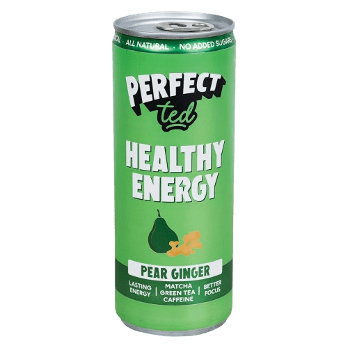 NATU Healthy Matcha Energy Drink hruška a zázvor 250 ml