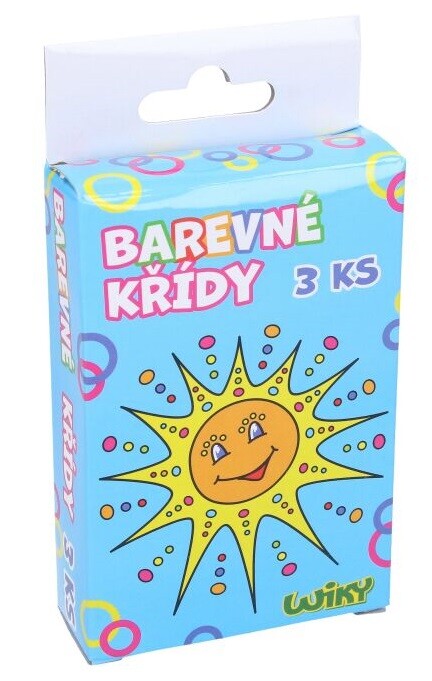 Farebné chodníkové kriedy 3ks
