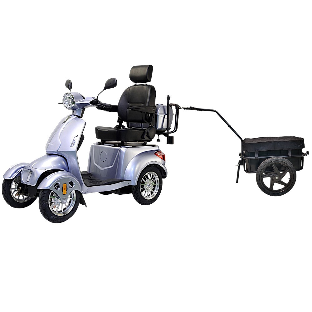 inSPORTline Antun s tažným rámem a přívesem strieborná