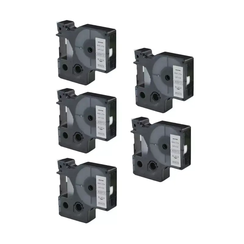 Páska Dymo 40913 (Čierny tlač / biely podklad) 5-PACK