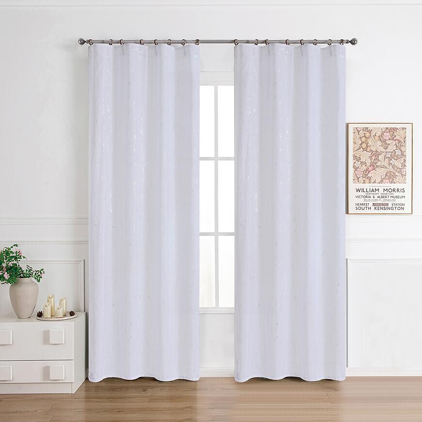 Záclona na páske Anabel silver RP493 140x245 cm