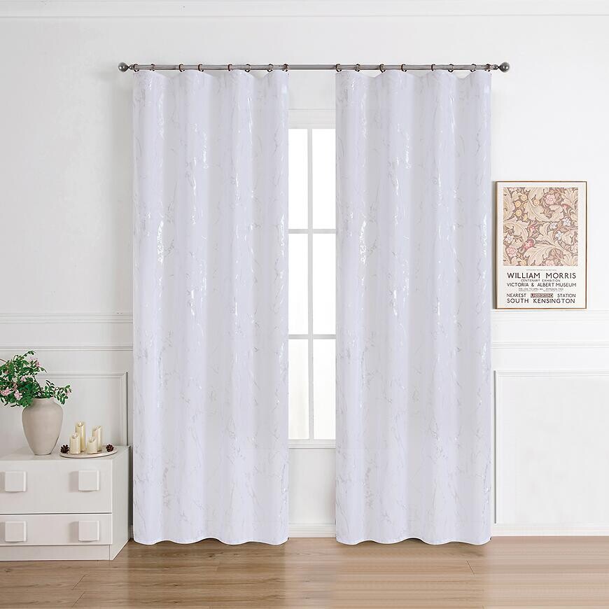 Záclona na páske Lena silver RP499 290x245 cm