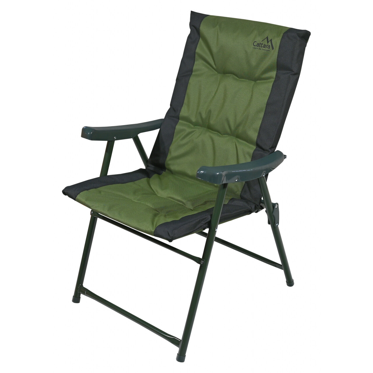 Stolička kempingová skladacia Cattara Forest - olivová