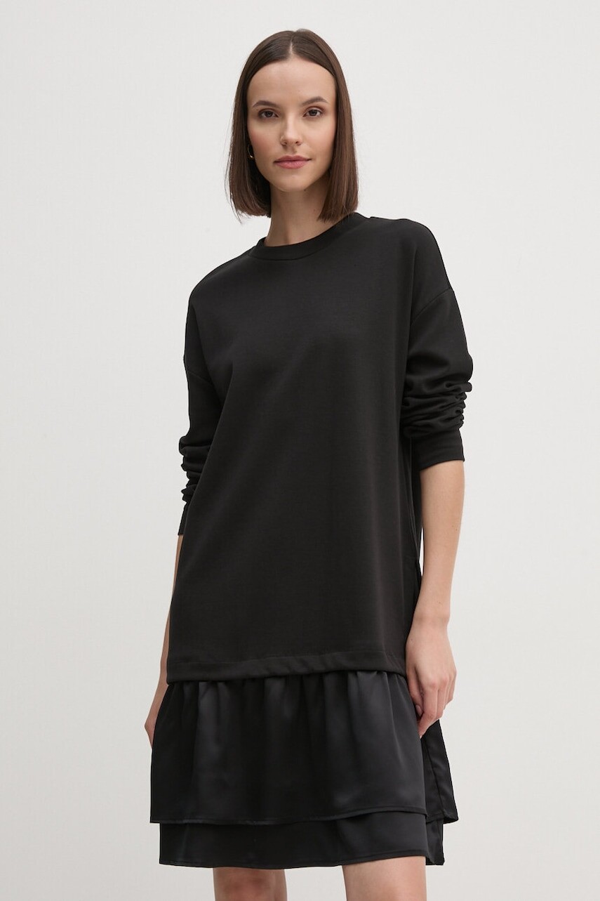 Šaty Joop! čierna farba, mini, oversize