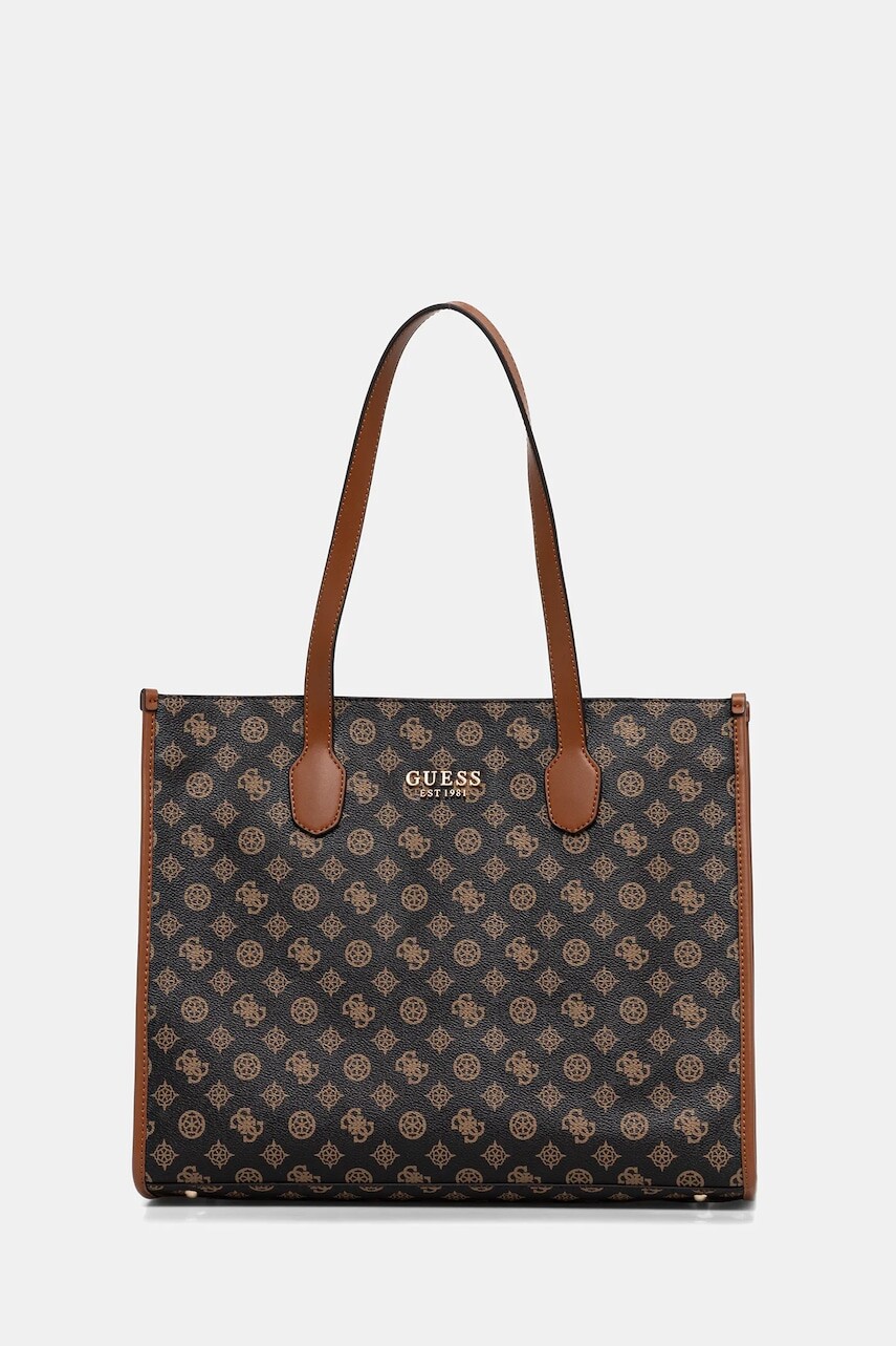 Kabelka Guess SILVANA čierna farba, HWPG86 65240