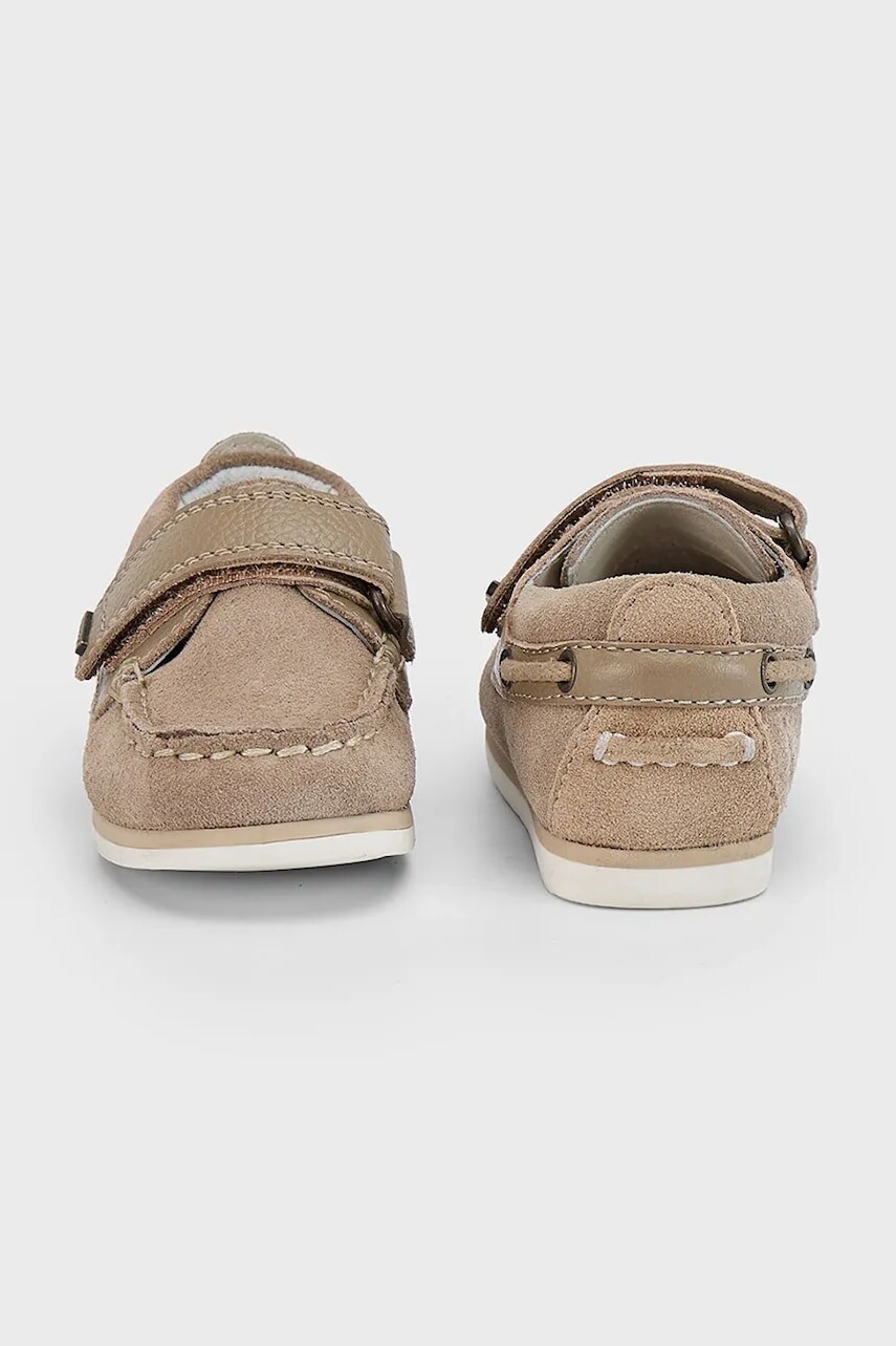 Detské semišové mokasíny Mayoral hnedá farba, 41672