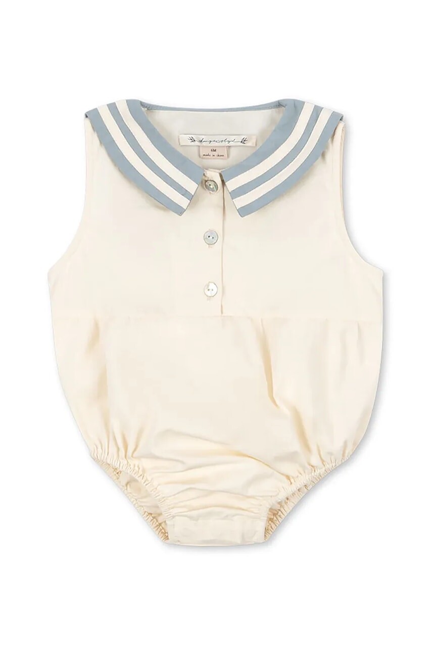 Bavlnené body pre bábätká Konges Sløjd CELEBRATION SAILOR ROMPER GOTS KS103575