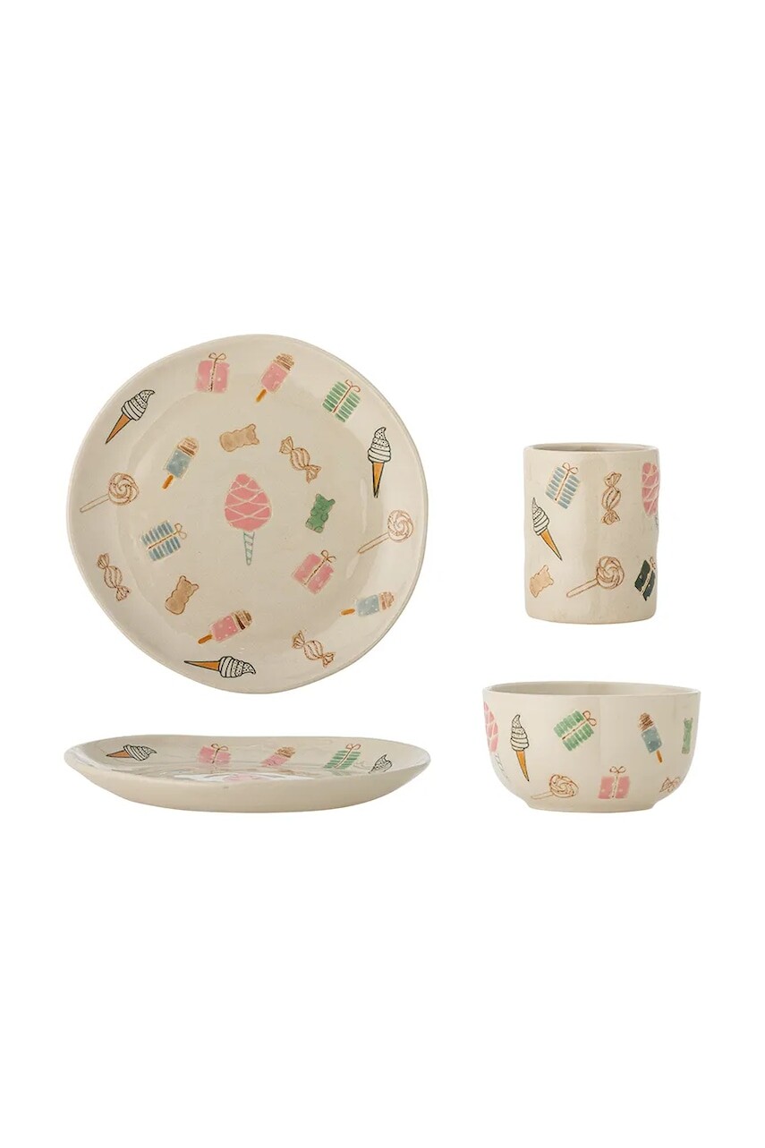 Sada detského riadu Bloomingville Nature 210 ml / 335 ml 3-pak viac farieb