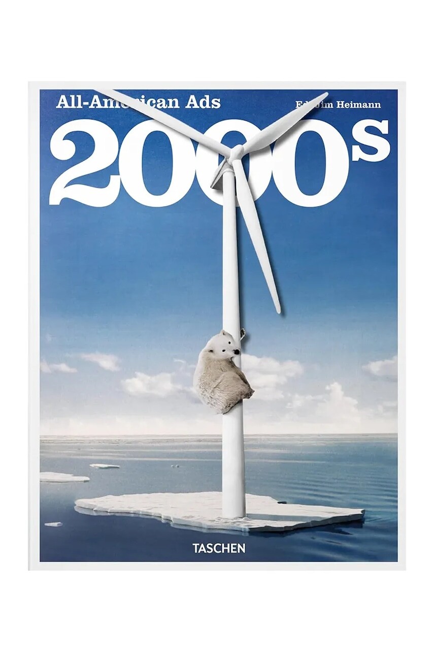 Kniha Taschen All-American Ads of the 2000s by Heller Steven, English modrá farba