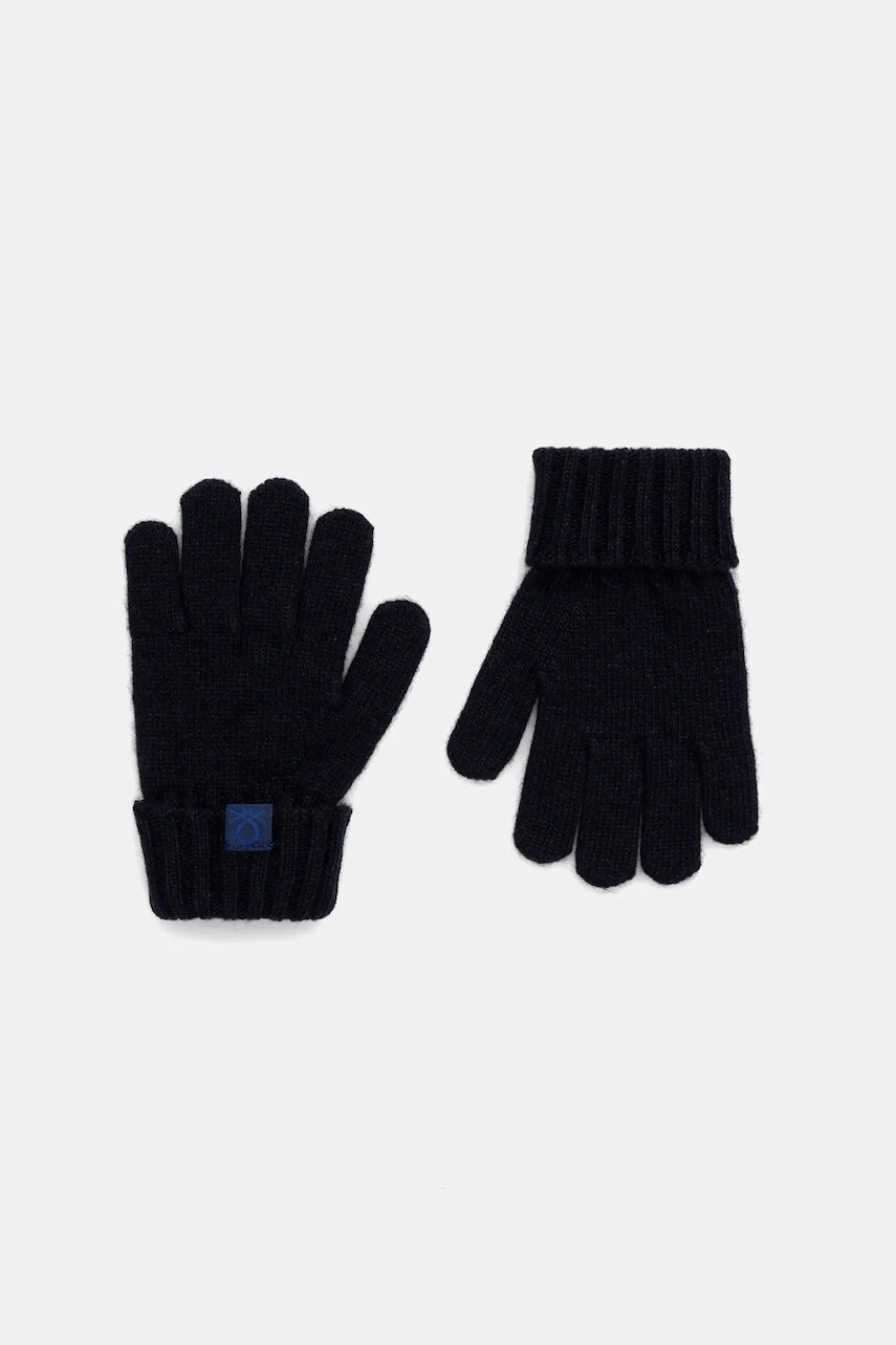 Detské rukavice United Colors of Benetton tmavomodrá farba, 126WGG009