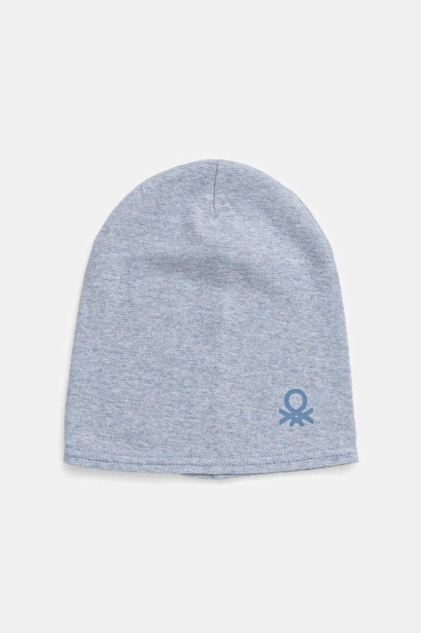 Detská čiapka United Colors of Benetton modrá farba, 6HMQGA016
