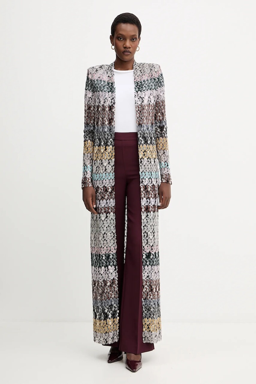 Kardigán Missoni čierna farba, ľahké