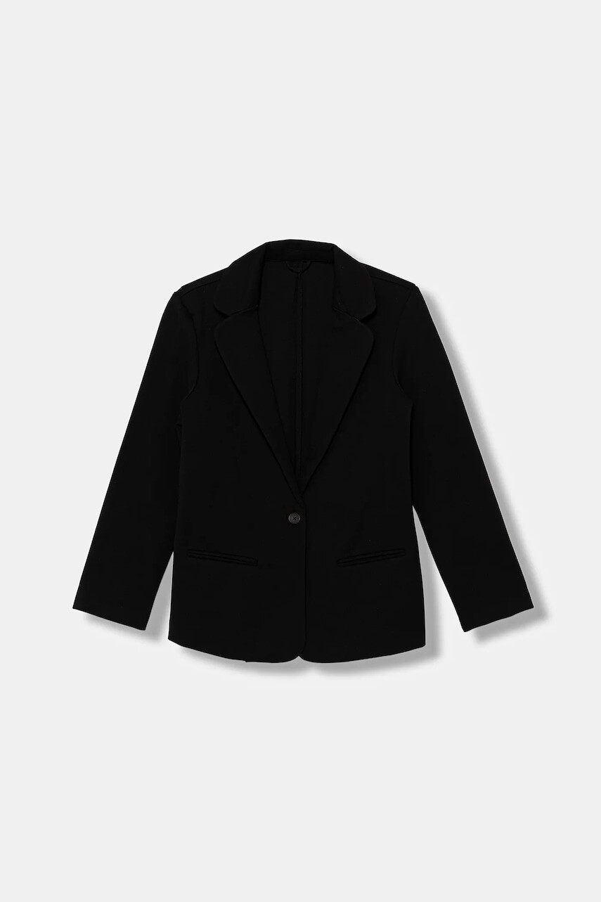 Detské sako United Colors of Benetton čierna farba, 23ZGCW00N