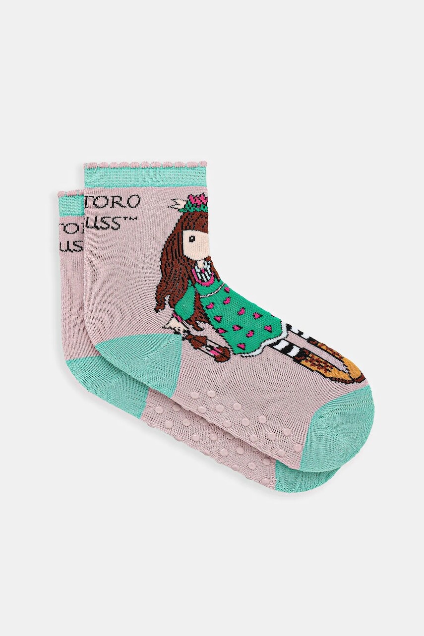 Detské ponožky United Colors of Benetton ružová farba, 6AO30704C