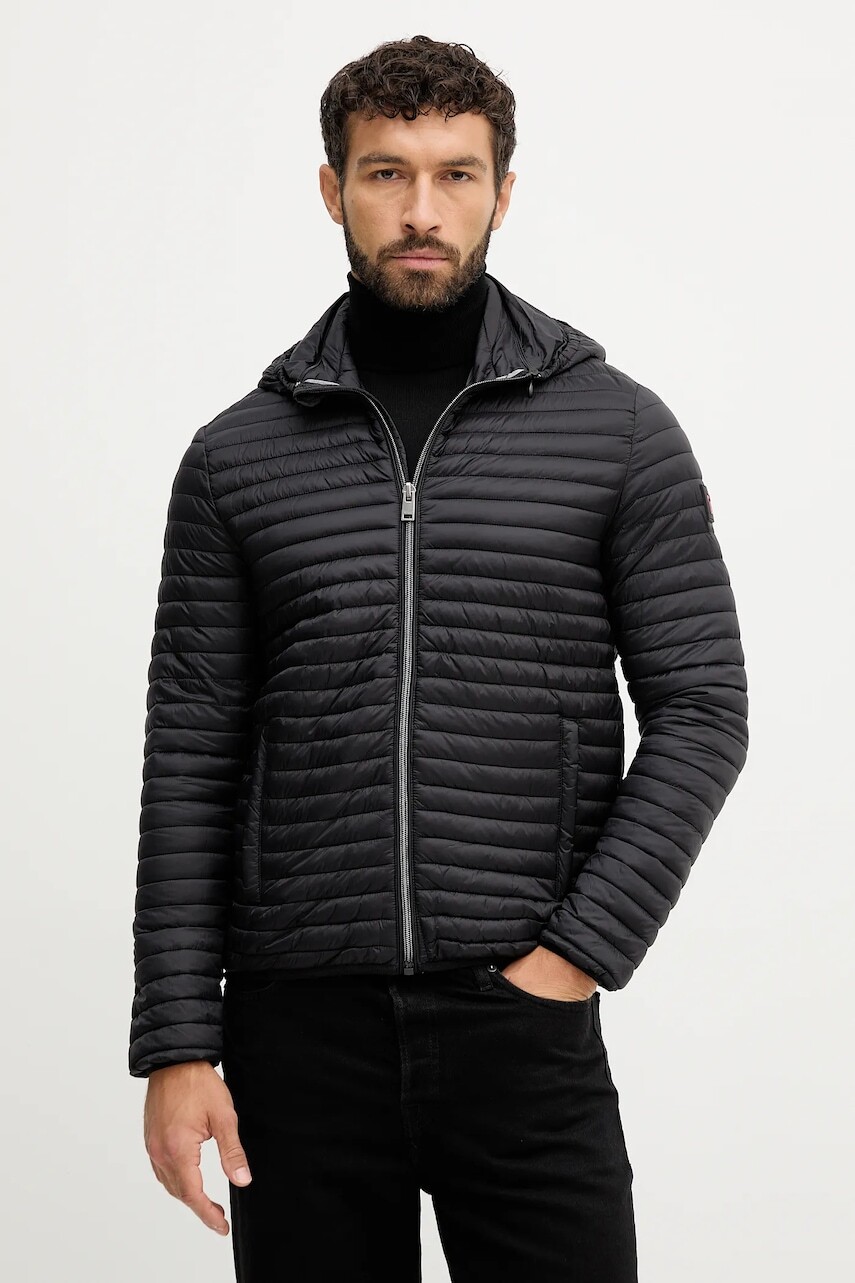 Bunda Liu Jo čierna farba, prechodná, QXX055.T4349