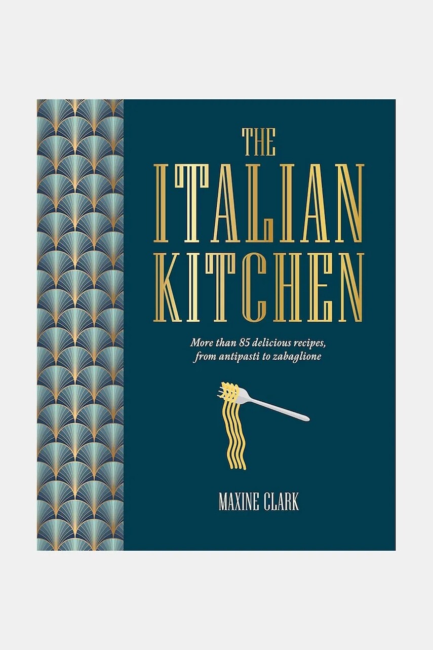 Kniha home & lifestyle The Italian Kitchen by Maxine Clark, English modrá farba