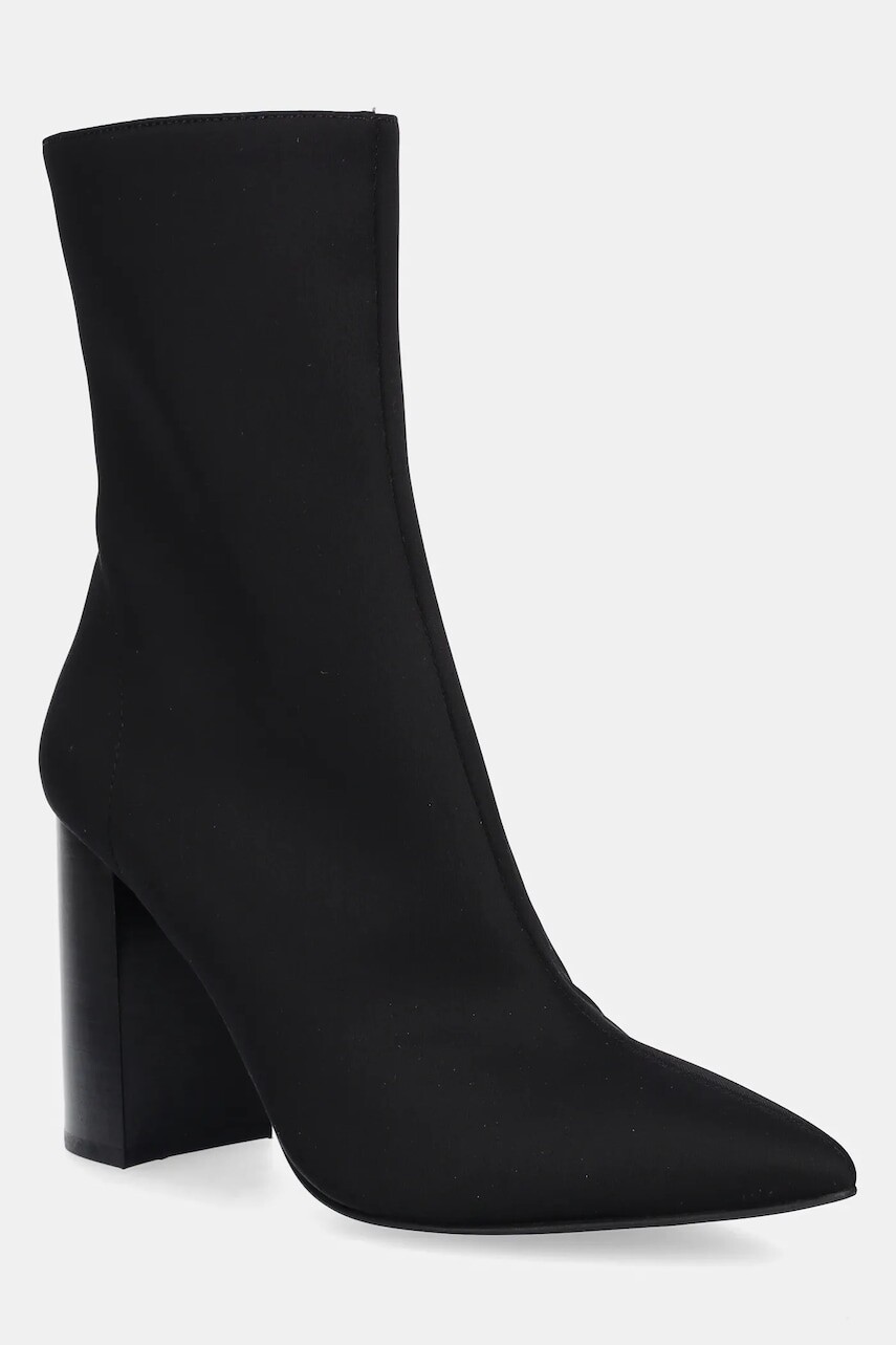 Členkové topánky Jeffrey Campbell SIREN-24 čierna farba, na podpätku, 9918-300A