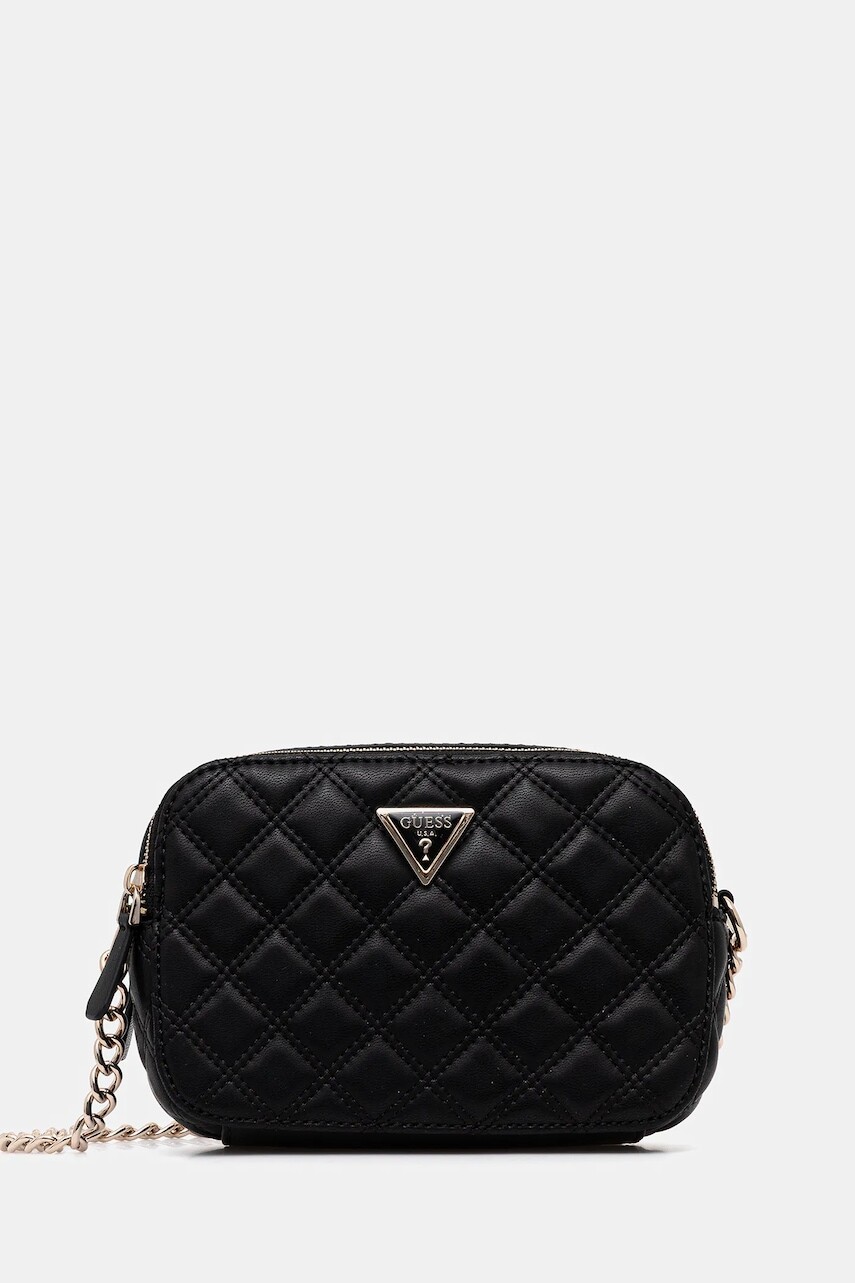 Kabelka Guess GIULLY čierna farba, HWQG96 73140