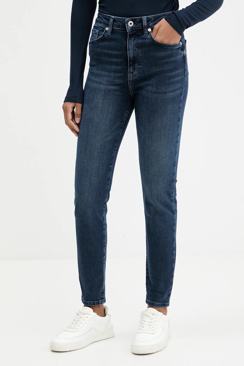 Rifle Karl Lagerfeld Jeans tmavomodrá farba, A4W10025