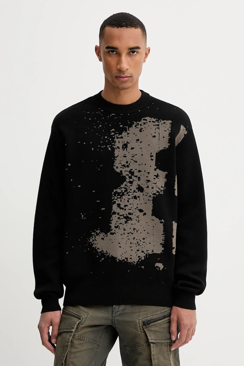 Bavlnený sveter G-Star 0 čierna farba, D27772.D488